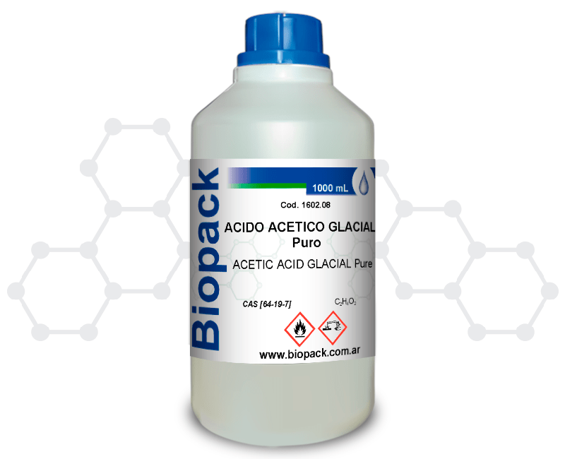 Acido Acetico Glacial Puro X 1000 Ml